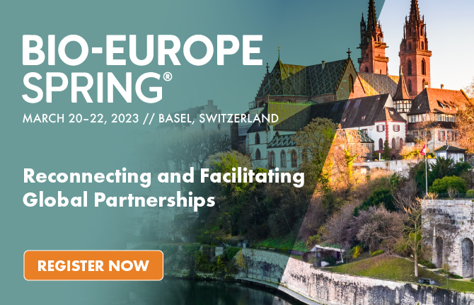 The 2-fold experience: Meet our CEO and new Head of BD both @ BIO-Europe Spring 2023 in Switzerland